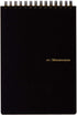 Maruman MNEMOSYNE Notebook - 6.97 x 5.04 Inches (B6), 7mm Ruled, 50 Sheets (N196A), White