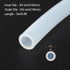 10ft 12.7mm(1/2") ID x 19mm(3/4") OD Silicone Tubing Clear Industrial Plastic Tubing Pure Silicone Hoses for Pump Siphoning Draining Irrigation Brewing