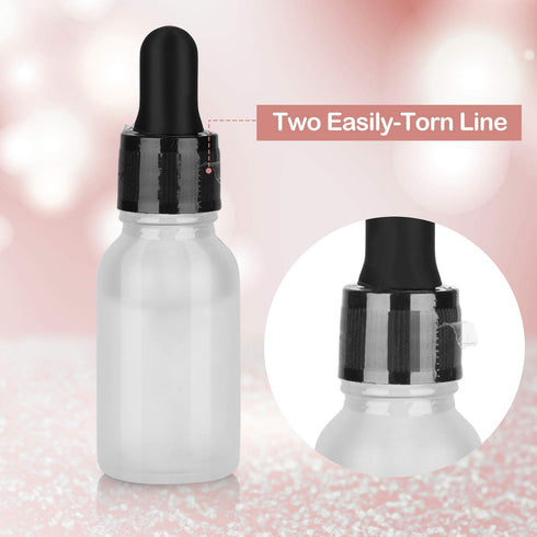Outus 500 Pcs Clear Shrink Wrap Perforated for Bottles, Heat Shrink Bottle Seals