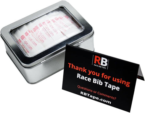 Race Bib Tape 500 Count Use Instead of Safety Pins
