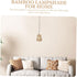2Pcs Bamboo Lamp Shade Small Decorative Lampshade for Floor Table Light Replacement for Pendant Light Covers Home