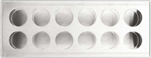 Test Tube Holder, 12 Sockets 0.75'' Stainless Steel Rack, 3 Tiers Centrifuge Tube Holder for Laboratory School