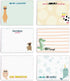 Cute Animal Pun Sticky Note Pads, 4" x 3", Set of 6 Pads, 50 Sheets Per Pad, Trendy Gift Idea