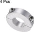 4pcs Double Split Shaft Collar Set for 22mm Shaft: Clamp-On Collars for Stoppers and Timing Pulleys