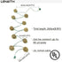 ACRAFT Handmade Dark Brown Rattan Ball String Lights Plug in Fairy Lights for Indoor Outdoor Patio Garden Balcony