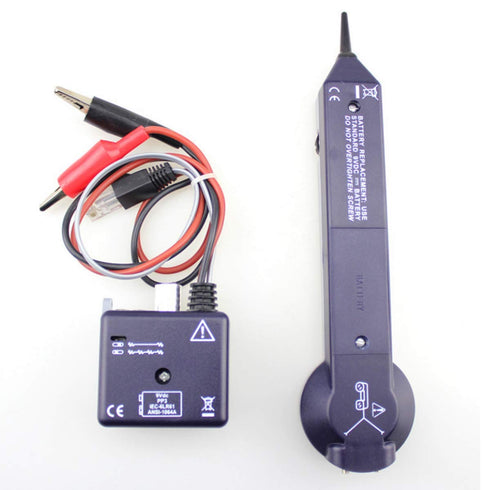 200EP Tone Probe with 77HP Generator Kit - Inductive Amplifier Wire Cable Tracer with Integrated LED Flashlight