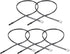 uxcell 5 Pcs 10K NTC Thermistor Probe, 15.7 Inch Epoxy Temperature Sensor for Air Conditioner