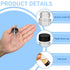 15 PCS 10ML Borosilicate Glass Vials, Small Liquid Sample Vials with 18-400 Black Screw Caps