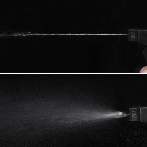 TOPZEA 12 Pack 16oz Black Plastic Spray Bottles, Durable Leak-proof Sprayers with Mist and Stream Option