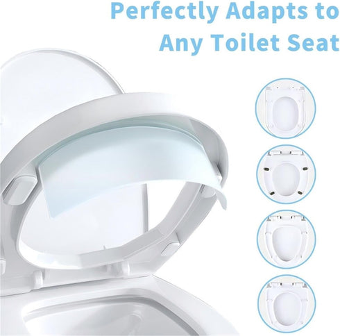 CASOME Portable Toilet Splash Guard, Easy-to-Install Urine Protector for Toilet Seat, Universal Toilet Splash Shield