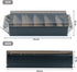 MaxGear Black Business Card Holder for Desk, Organizer Case, Credit Card Holder File, Index Card Box Storage, 800 Cards