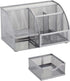 Generic 7 SILVER Compartment Metal Mesh Desk Organizer