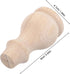 3.54x1.85 Inch Operitacx Wooden Sofa Legs French Style Decorative Round Furniture Feet Unfinished Wood Replacement