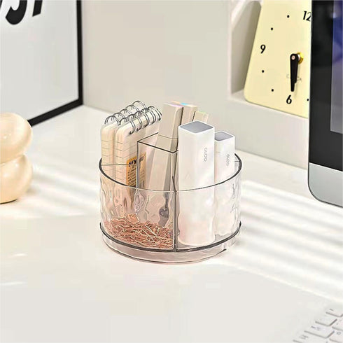 Rotating Pencil Holder, Desk Organizer with Multi-Compartment Design for Home Offices and Classroom Supplies