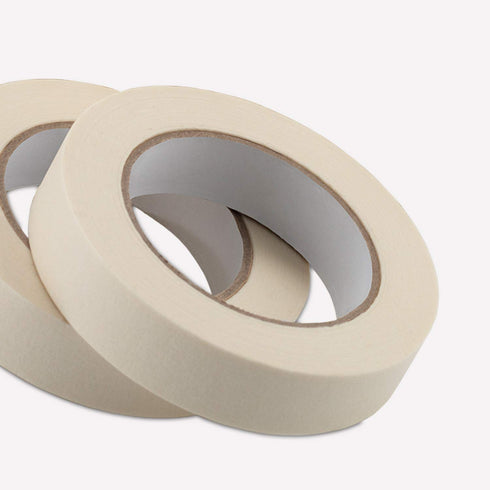 Lichamp Masking Tape 1 inch, 2 Pack General Purpose Beige Masking Tape, 1 inch x 55 Yards