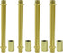 100mm(3.94"), 4 Litoexpe Double End Straight Pipe Lamp Stem Kit Lamp Extension Rod with Connector Pcs, Lamp Rod