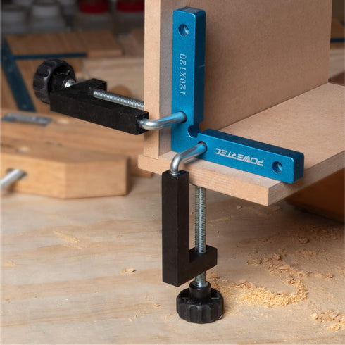POWERTEC 71004V Universal Fence Clamp, 2 PK for Table Saws, Router Tables, Drill Press Tables