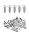 50pcs #12 x 3/4" (19mm) Stainless Flat Head Phillips Wood Screws, 18-8 (304) Stainless Steel Countersunk Self Tapping