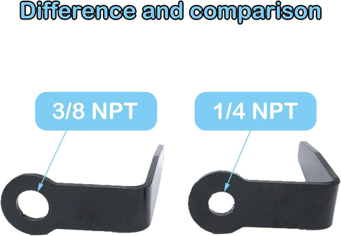 Aluminum Pneumatic Tool Rafter Hook "L" Shaped For Nail Guns With 1/4" Industrial Fittings
