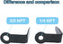 Pneumatic Tool Rafter Hook"L" Shaped For Senco PC0630 Hook Belt Nail Guns with 3/8" NPT Air Fitting (Aluminum)