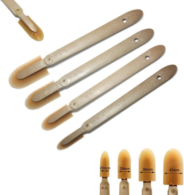 Caulk Caulking Silicone Sealant Finishing Tool Set - 4 Size Spreader Applicator Rubber Tools