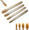 Caulk Caulking Silicone Sealant Finishing Tool Set - 4 Size Spreader Applicator Rubber Tools