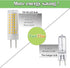 G8 Dimmable LED Bulb, 5 Pack - 7W Equivalent to G8 Halogen 75W-80W, Warm White 3000K