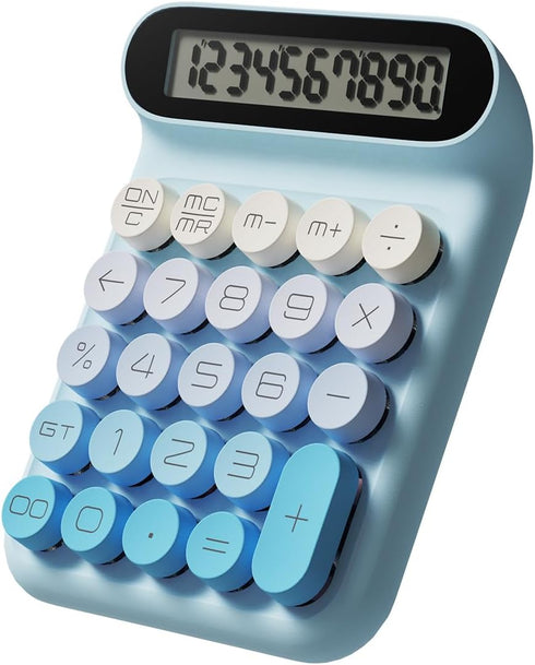 Mechanical Switch Calculator, JS05, Basic 10-Digit Desktop Calculator for Office, School, and Home Use.