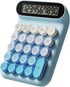 Mechanical Switch Calculator, JS05, Basic 10-Digit Desktop Calculator for Office, School, and Home Use.