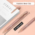 Ballpoint Pens, 6 Pack Rose Gold Metal Pens - Black Ink 1.0mm Medium Point Stylus Pens for Touch Screens, Cute Teacher