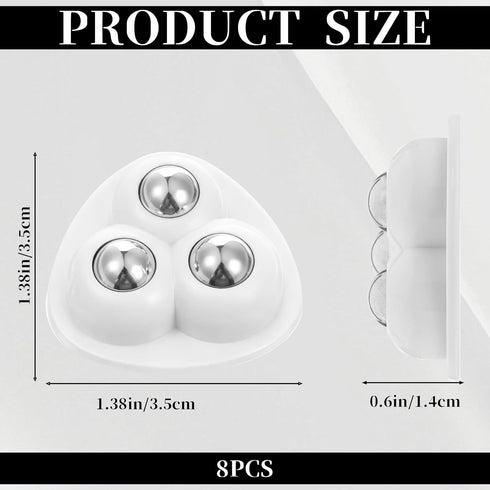 Zelphvt 8 Pack Countertop Countertop Appliance Sliders Small Appliance Casters Furniture Sliders Rollers for Kitchen