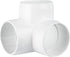 PVC Pipe Fitting - 2" Heavy Duty 3 Way Elbow Connector for Furniture, Sheds, Gardens, Greenhouses