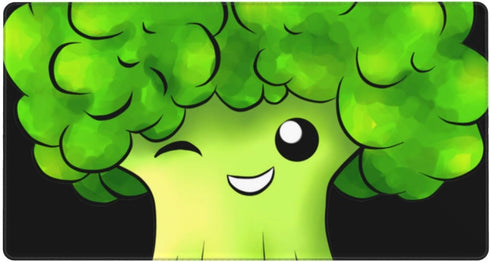 Adsygnt Broccoli Cartoon Gaming Mouse Pad Large 16x29.5 Inch - Non-Slip Desk Mat