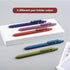 Gel Pens, 10 Pcs 0.5mm Black Ink Pens Fine Point Smooth Writing Pens with Silicone Grip, High-End Series Metal Clip Retractable Pens for Journaling Note Taking (10 Pcs Vintage) by UIXJODO