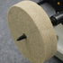 Luo ke 5 Pcs 3'' Compressed Wool Polishing Wheel, 3/8 Inch Arbor Hole Buffing Wheels for Grinders