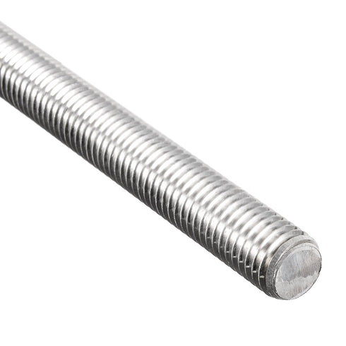 uxcell M12 x 250mm Fully Threaded Rod - 304 Stainless Steel, Right Hand Threads
