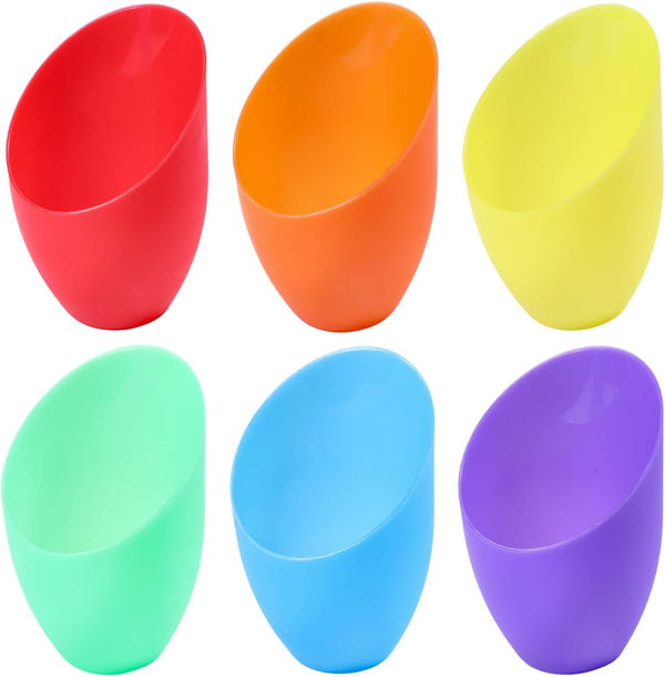 CHGCRAFT 6 Pcs 6 Color Plastic Lamp Shade Replacement Horseshoe Lampshade 42mm