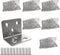 Aufuga Stainless Steel Corner Bracket,Joint Right Angle Bracket,L Shape Heavy Duty Metal Corner