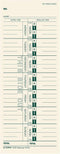 TOPS Weekly Employee Time Cards - One Sided Time Tracking Cards, Green Ink Print, 9" x 3.5", Manila Stock, 500 Cards