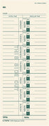 TOPS Weekly Employee Time Cards - One Sided Time Tracking Cards, Green Ink Print, 9" x 3.5", Manila Stock, 500 Cards