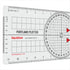 Liquidraw Portland Course Plotter with Marine Protractor | Navigation Protractor | Useful Tool for Marine Navigation |