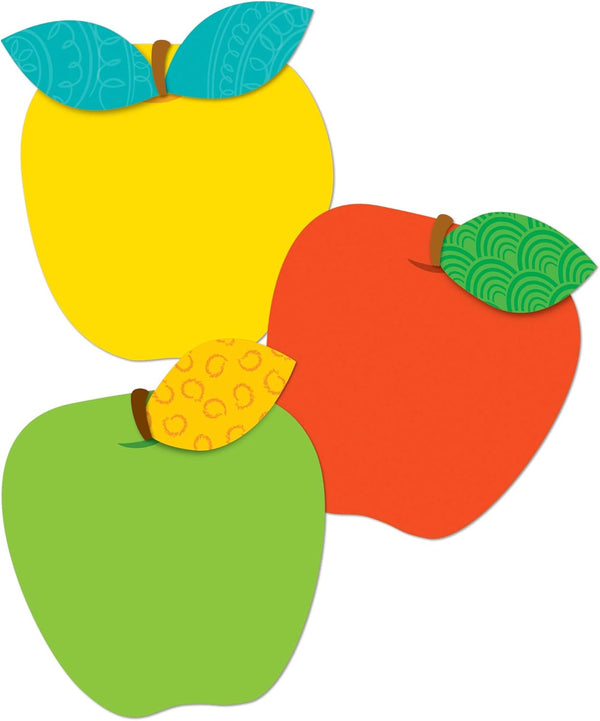 Carson Dellosa 36pc Colorful Apple Bulletin Board Cutouts for Classroom