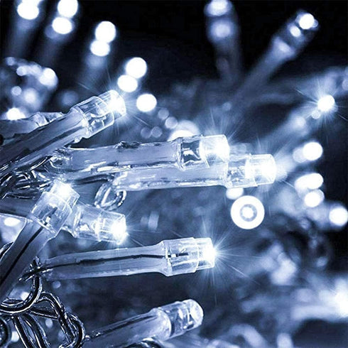 500 164 8 kemooie LED White Christmas Lights, FT Lighting Modes Christmas Fairy Lights, Plug in Waterproof Extra Long