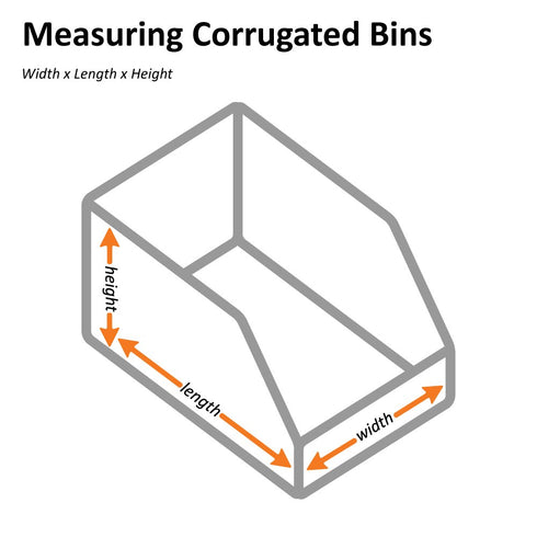 Ship Now Supply SNBINMT412K Open Top Bin Boxes, 4" x 12" x 4.5", Kraft (Pack of 50)