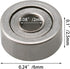 CNBTR 10PCS Mini Groove Ball Bearings, 2x6x2.5mm MR62ZZ Bearing Steel for Power Tools, DIY Industry