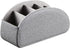 PU Leather Remote Control Holder, TV Remote Caddy with 5 Compartments, Desktop Organizer for TV, DVD, Blu-Ray, Media