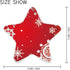 ALAZA Merry Christmas Snowflake Red Xmas Star Shaped LED Night Light Dusk to Dawn Sensor Plug in Night Home Decor Desk