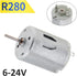 QTSEGSEE r280 6-24V 19800RPM DC motor high torque high speed DC motor or DIY toy mini fan juicer water pump beauty