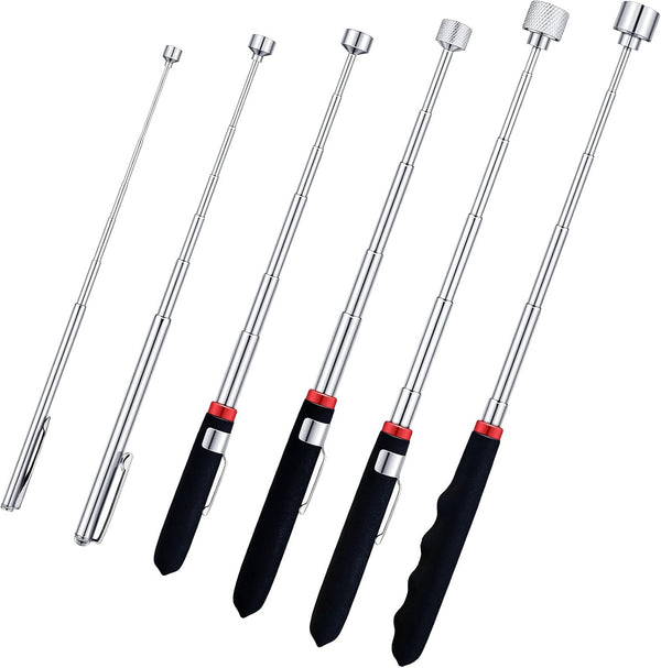 6 Pieces Telescoping Magnet Tools, Extendable Magnetic Pickup Tools for Father's Day and Birthday Gifts