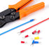300 Pcs Insulated Electrical Connectors, Fork Ring Spade Butt Quick Disconnect Crimp Terminals Lugs Set, Male/Female